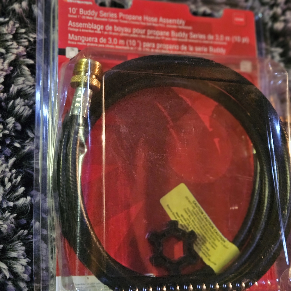 10' Propane Hose - Black